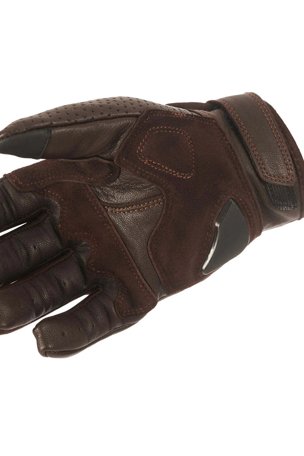 ONYX BROWN 02 – odinės motociklininko pirštinės