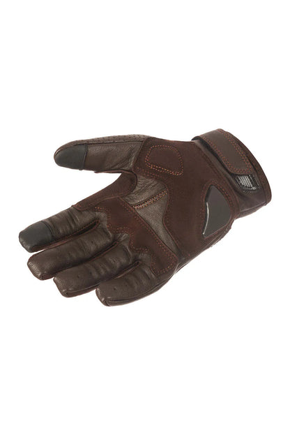 ONYX BROWN 02 – odinės motociklininko pirštinės