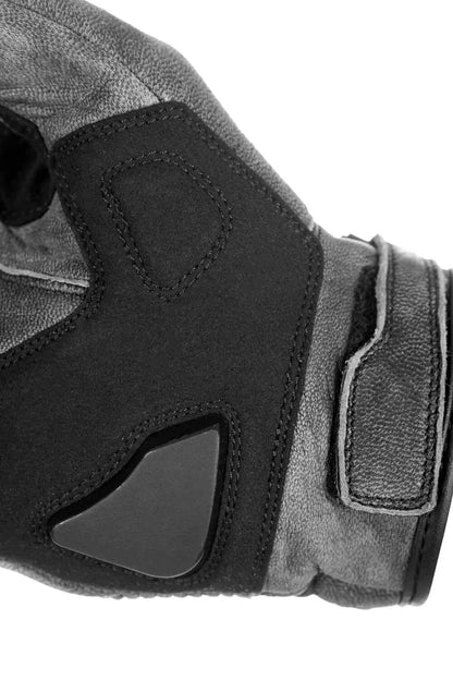 ONYX GREY - Leather Motorcycle Gloves