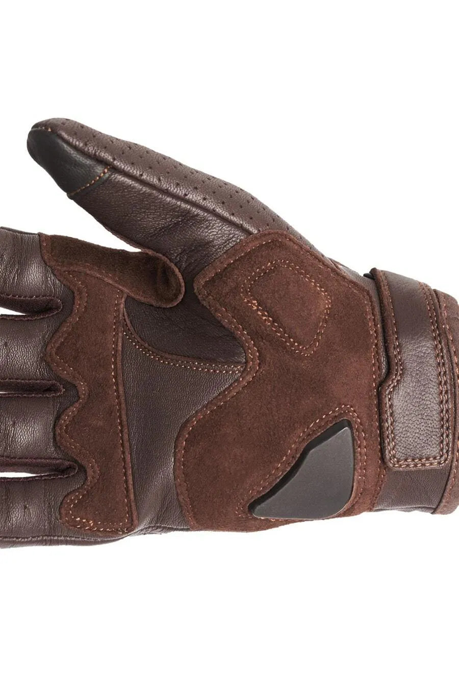 ONYX BROWN – odinės motociklininko pirštinės