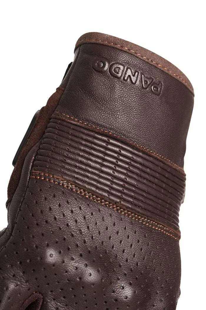ONYX BROWN – odinės motociklininko pirštinės