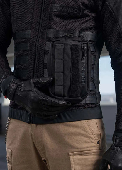 POUCH BLACK – tvirtas motociklo krepšelis iš „Cordura®“
