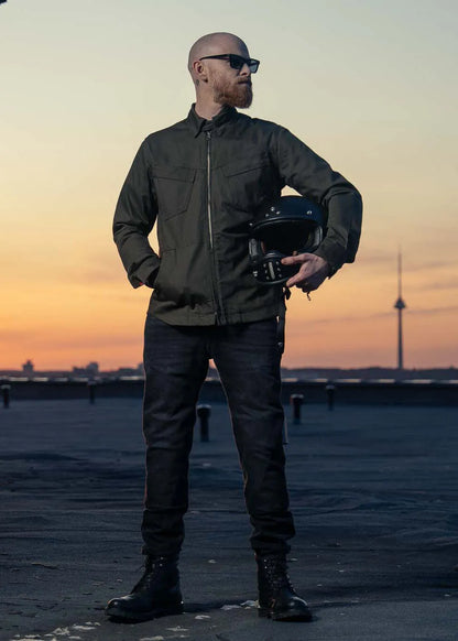 CAPO COR 02 – vyriška „Cordura®“ motociklininko striukė, prigludusio silueto