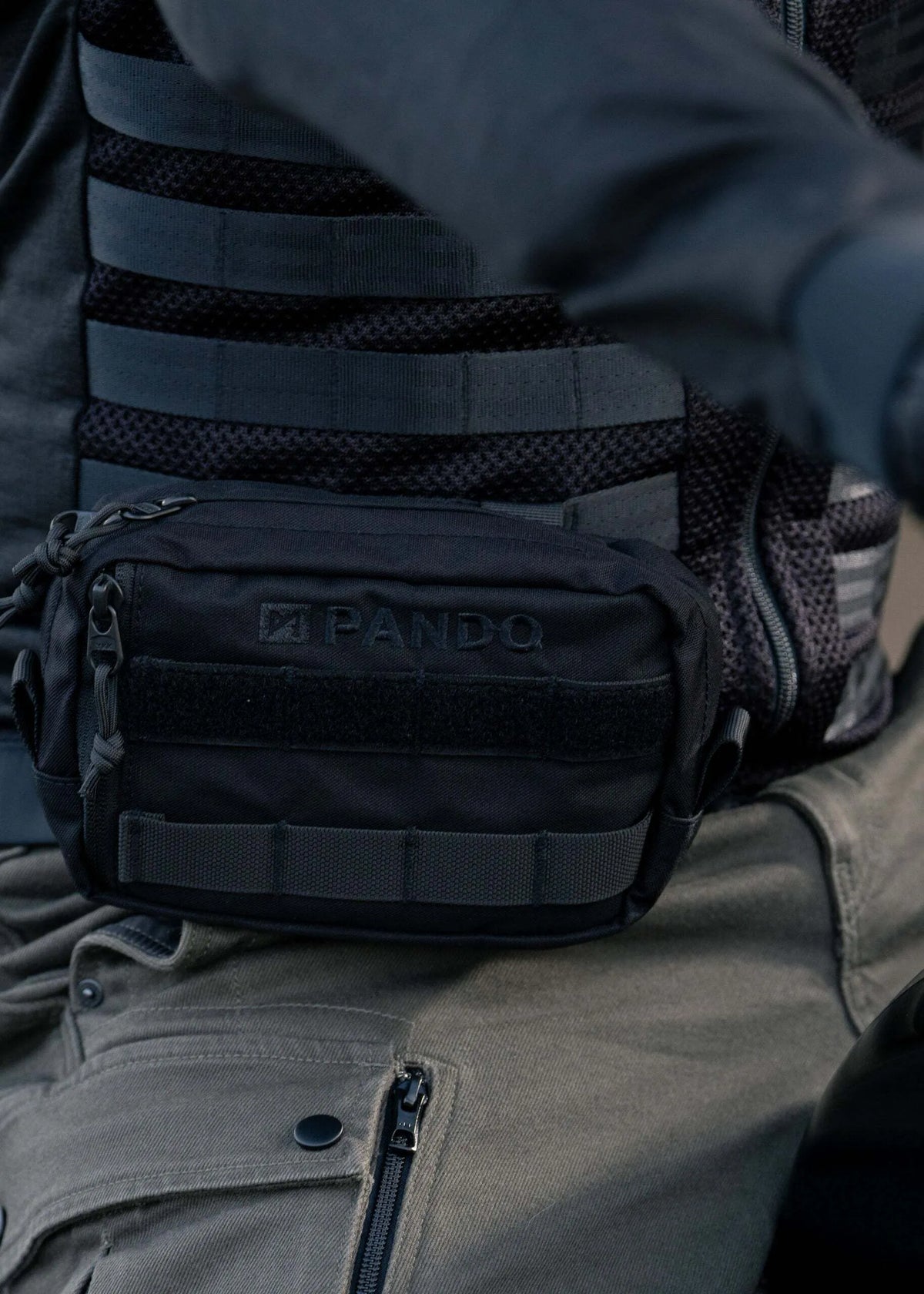 POUCH BLACK – tvirtas motociklo krepšelis iš „Cordura®“