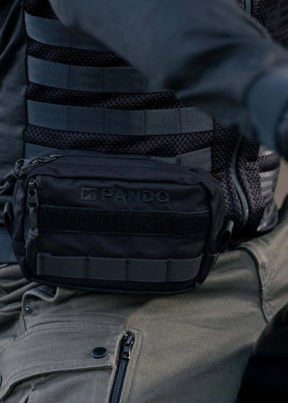 POUCH BLACK – tvirtas motociklo krepšelis iš „Cordura®“