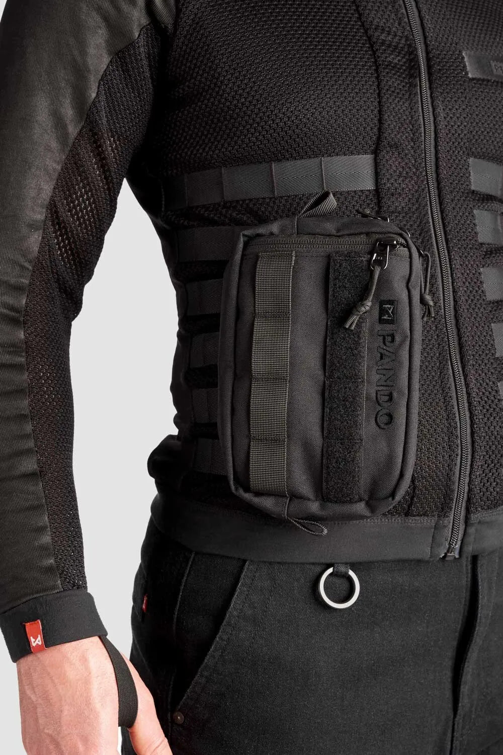 POUCH BLACK – tvirtas motociklo krepšelis iš „Cordura®“