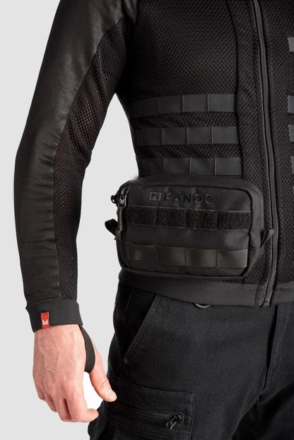 POUCH BLACK – tvirtas motociklo krepšelis iš „Cordura®“