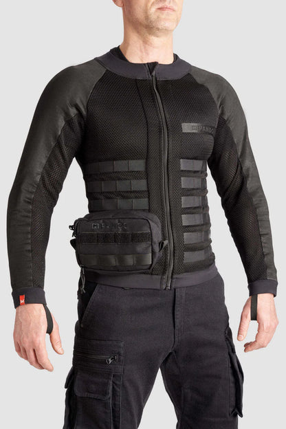 POUCH BLACK – tvirtas motociklo krepšelis iš „Cordura®“