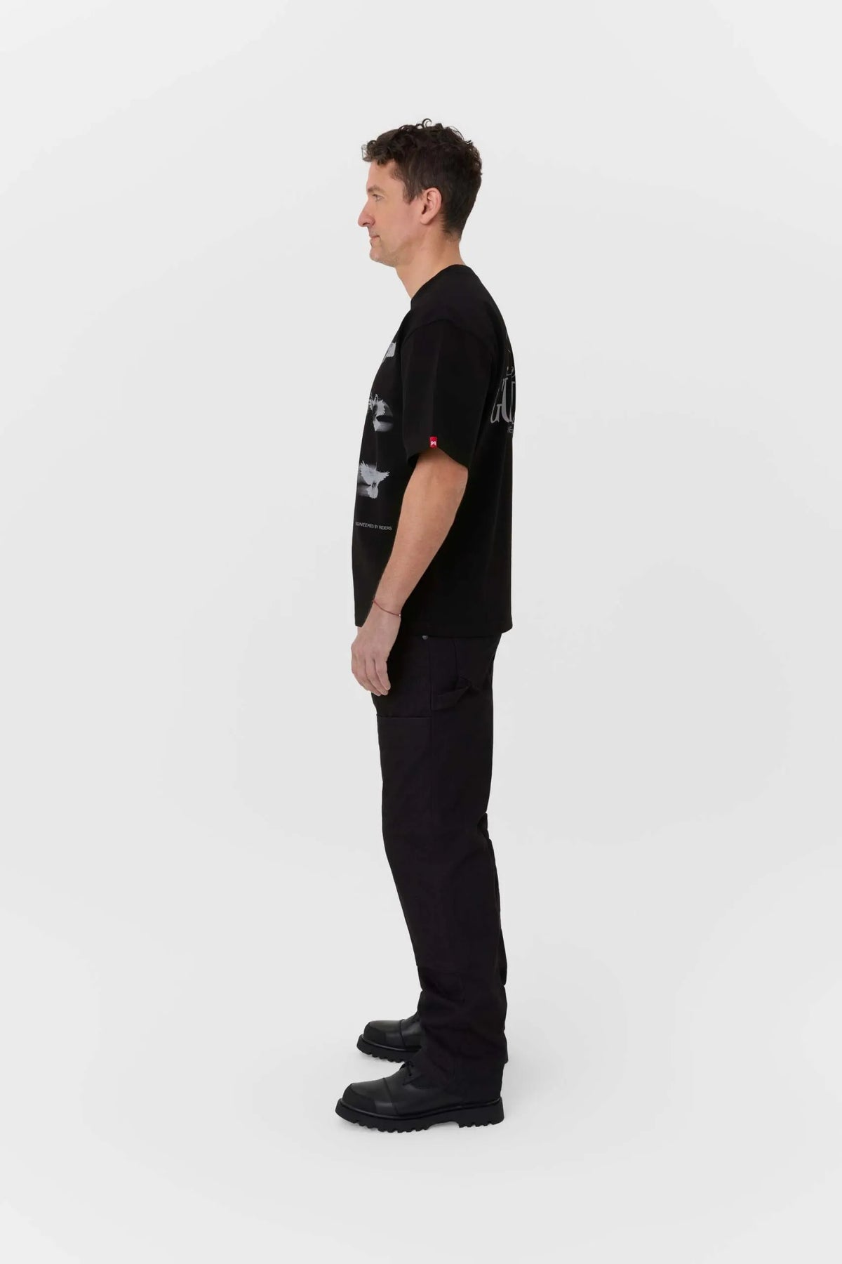 LUKE SILENT GUARDIAN – laisvo silueto marškinėliai motociklininkams, unisex