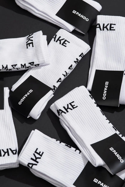 MOTORCYCLE SOCKS - White lifestyle socks GEAR