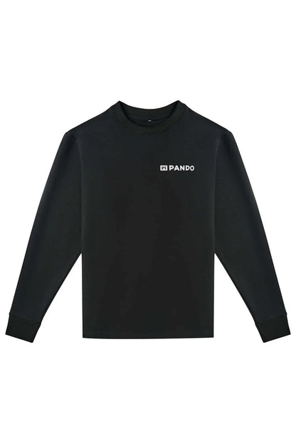 TOMMY DON'T DIE BLACK – oversized marškinėliai ilgomis rankovėmis, unisex