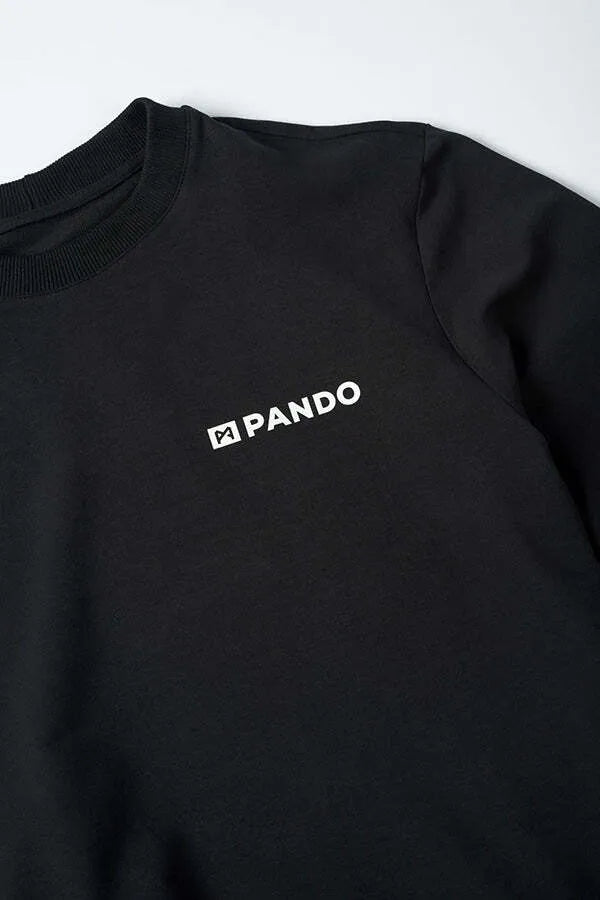 TOMMY DON'T DIE BLACK – oversized marškinėliai ilgomis rankovėmis, unisex