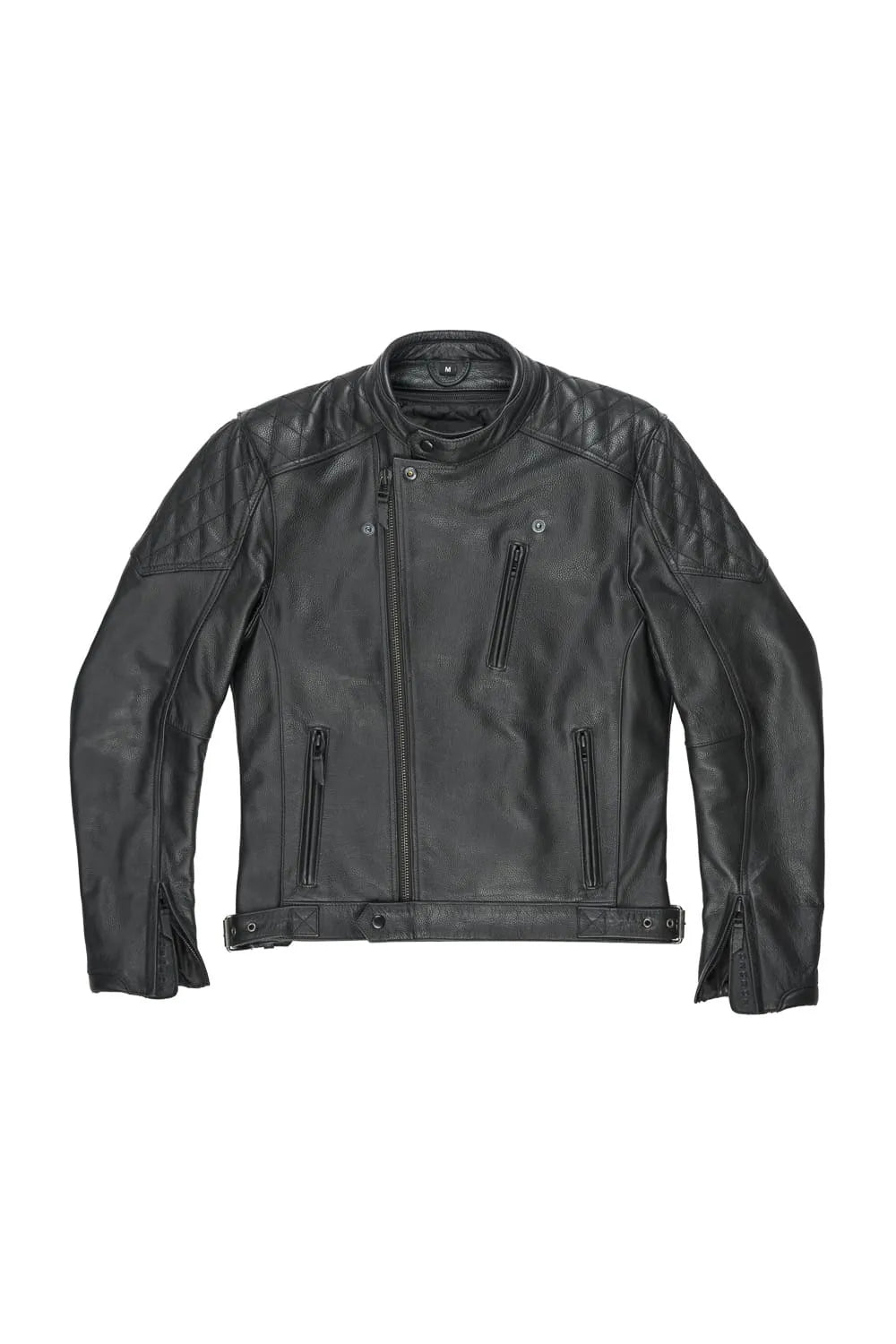 TWIN LEATHER JACKET BLACK - Men’s Leather Motorcycle Jacket