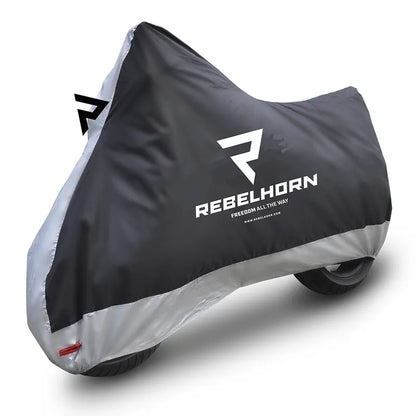 Motociklo uždangalas Rebelhorn Motorcycle Cover II Black/Silver