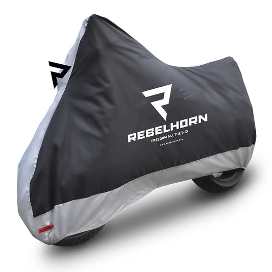 Motociklo uždangalas Rebelhorn Motorcycle Cover II Black/Silver