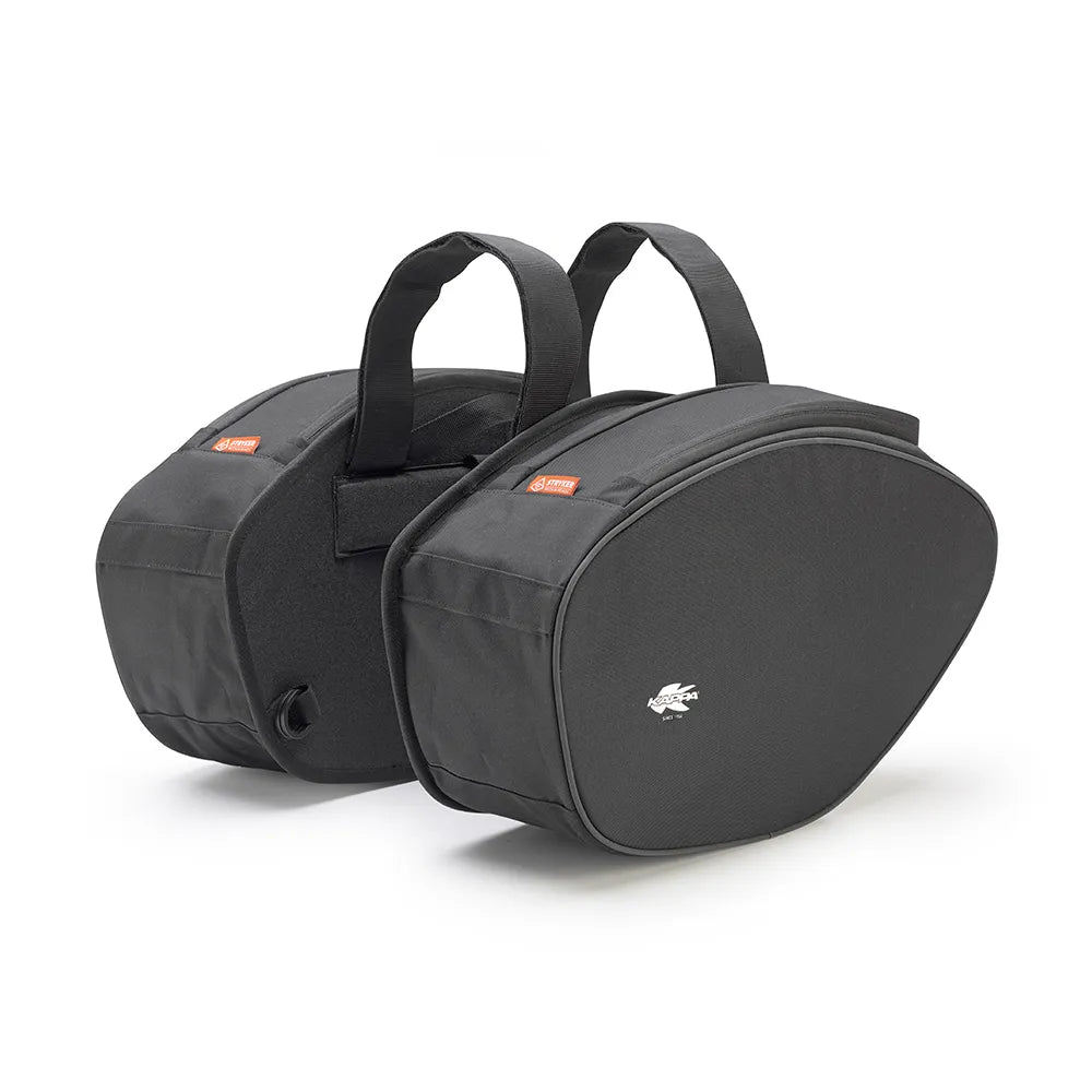 Šoniniai motociklo krepšiai Kappa ST100B Pair of expandable side bags 30 ltr