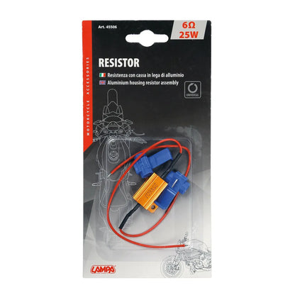 LED Turn Signal Resistor Lamp Sealed resistor assembly - 6 OHM - 25 W - 45506