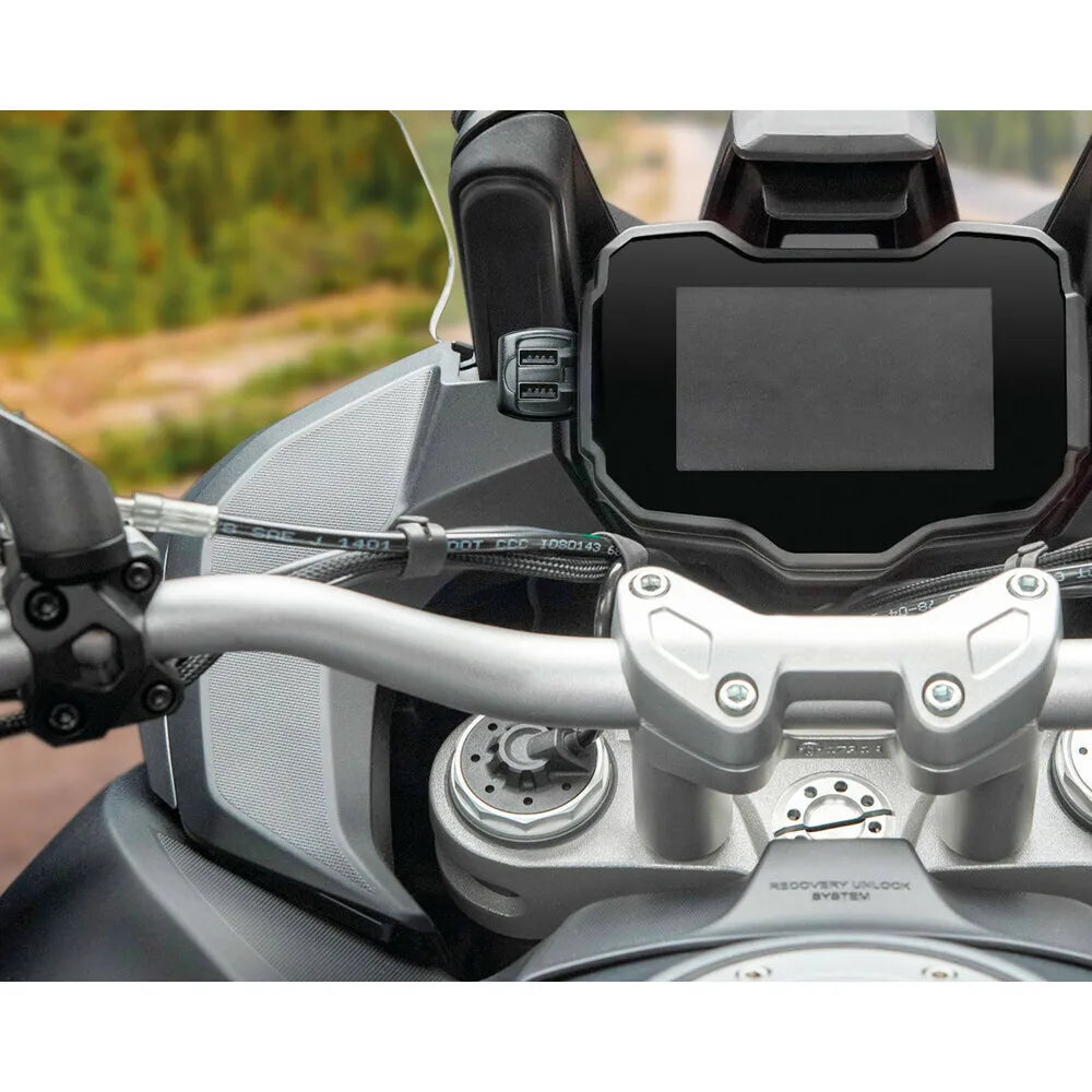 USB įkroviklis Lampa Usb-Fix Trek 2 - 5400 mA - 12/24V - 38827