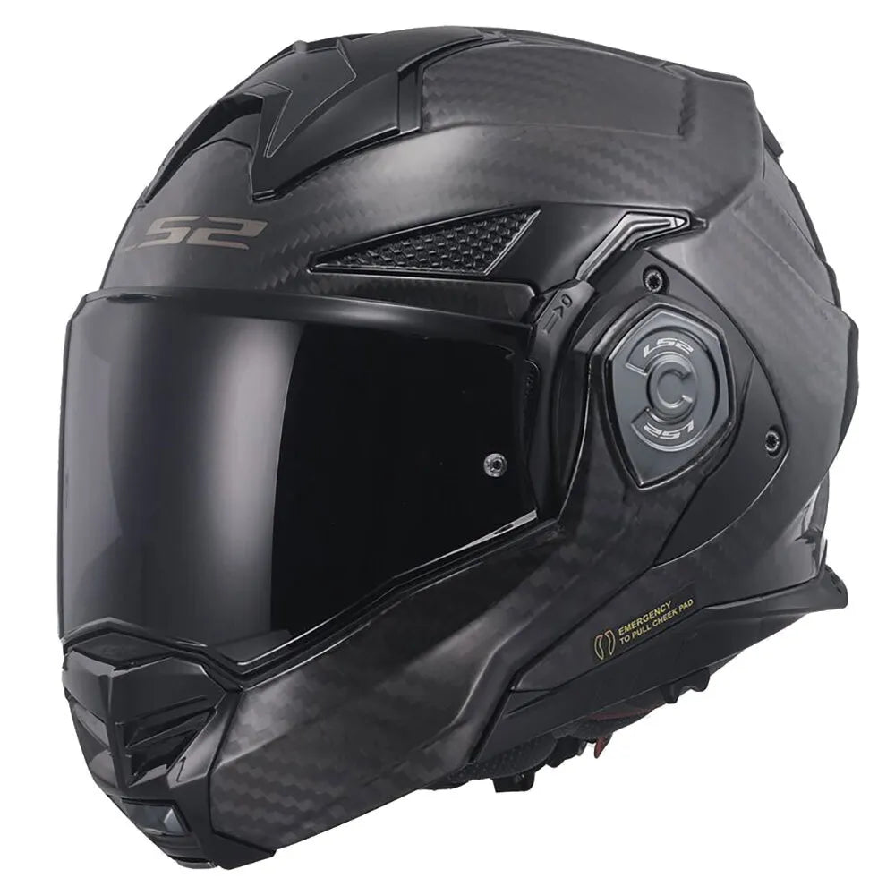LS2 FF901 ADVANT X SOLID CARBON šalmas