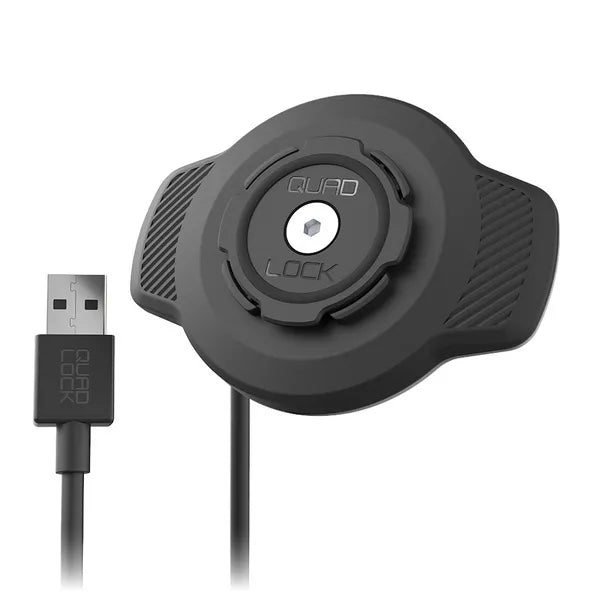 QUAD LOCK® WEATHERPROOF BEVIELĖ ĮKROVIMO GALVUTĖ USB