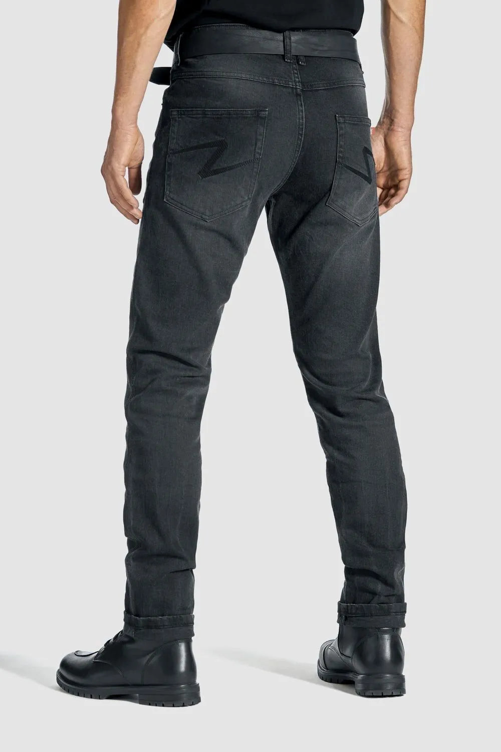 Pando Moto ROBBY SLIM BLACK – Motorcycle Jeans Men’s Slim-Fit Cordura®