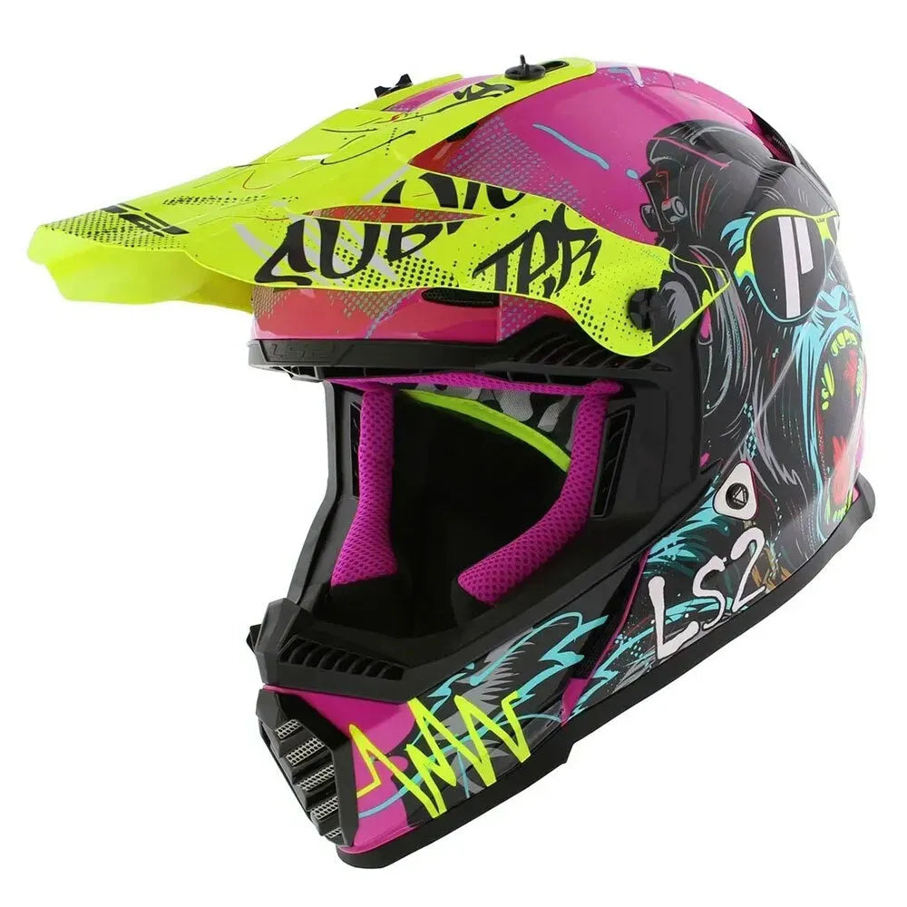 LS2 MX437 FAST II MINI GORILLA šalmas