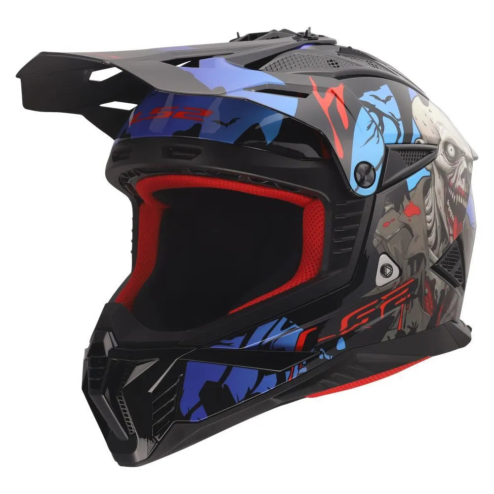 LS2 MX708 FAST II ZOMBIE 2 šalmas