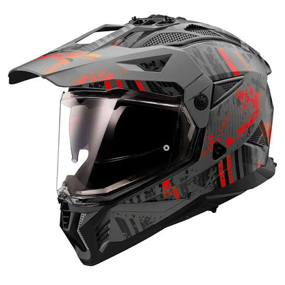 LS2 MX702 PIONEER II CRAZY šalmas