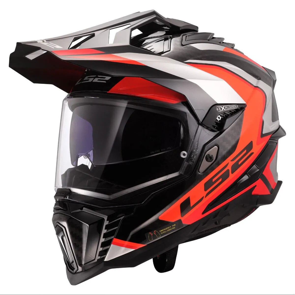 LS2 MX701 C EXPLORER FRONTIER III šalmas