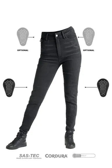 Pando Moto KUSARI COR 01 – Women Motorcycle Jeans Skinny-Fit Cordura®
