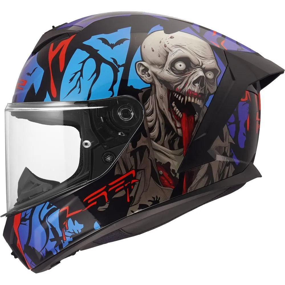 LS2 FF820 RAPID III ZOMBIE 2 šalmas