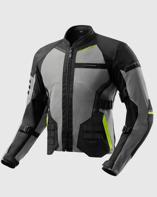 Rebelhorn Scandal 3.0 Motorcycle Jacket Fluorescent Yellow
