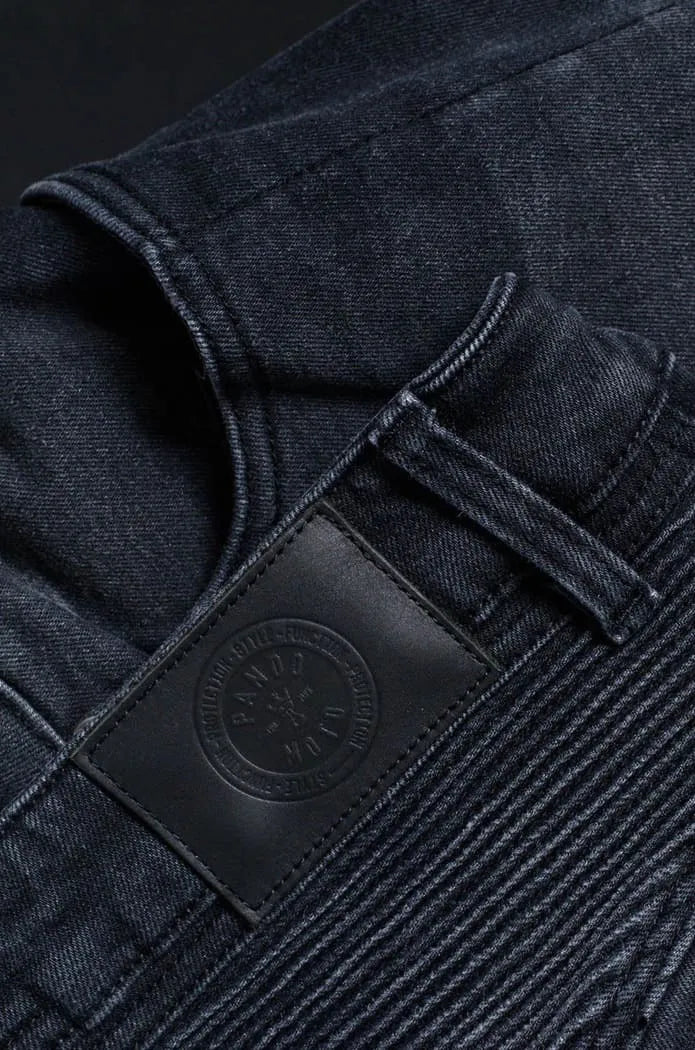KARL DEVIL 9 – vyriški siauro kirpimo motociklininko džinsai iš Cordura®