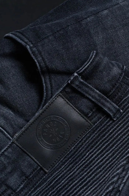 KARL DEVIL 9 – vyriški siauro kirpimo motociklininko džinsai iš Cordura®