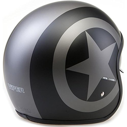 Viper-RS-V06-Open-Face-Motorcycle-Helmet-Matt-Black-Star-B01HIG7GVY-2