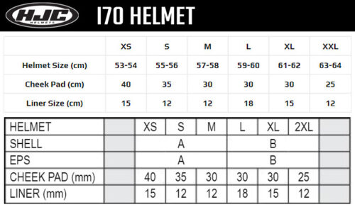 HJC-i70-Helmet-Size-Chart